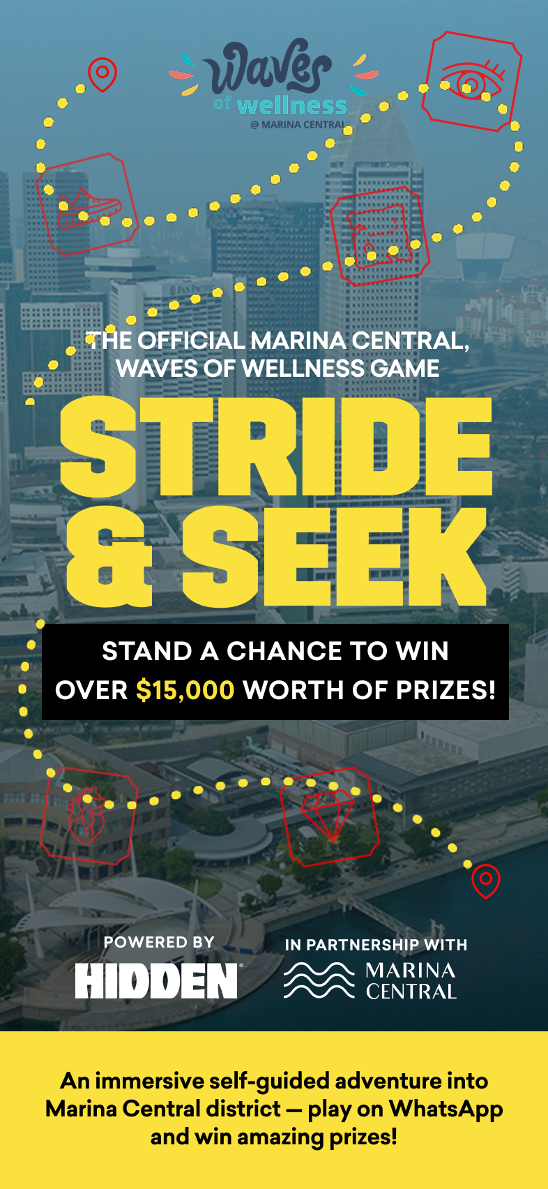 (CLOSED) Waves of Wellness at Marina Central: Stride & Seek